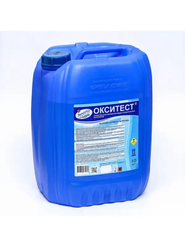 Активный кислород Окситест для обработки воды в бассейне, 10 кг