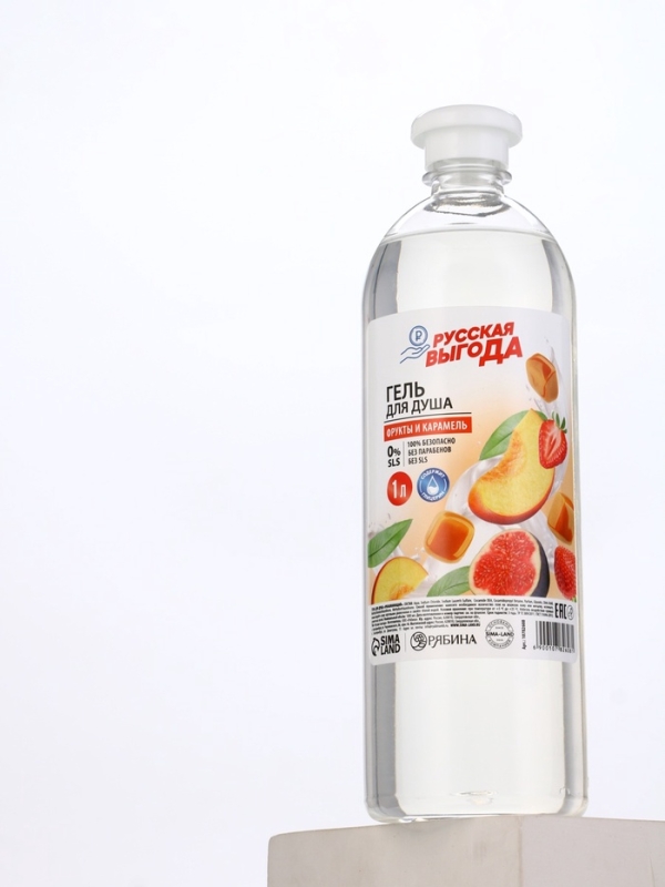 Русская Выгода Гель для Душа фрукты и карамель, 1000 мл Русская Выгода Гель для Душа фрукты и карамель, 1000 мл