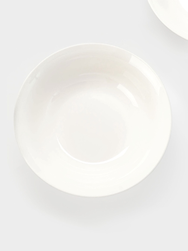 Тарелки глубокие WY Renessans, 850 мл, d=22.5 см, фарфор, белые