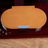 Набор настольный, органайзер 5 в 1 с визитницей и часами, 34&times;20&times;13 см