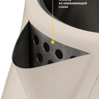 Чайник электрический металлический КТ-642 - 1.7 л