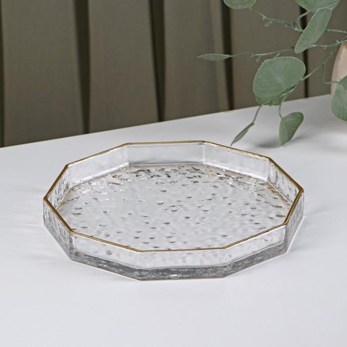 Поднос стеклянный Fairyshine, 24×3 см Поднос стеклянный Fairyshine, 24×3 см