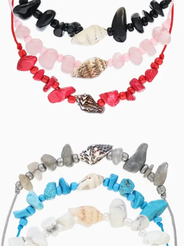 Браслет &laquo;Мррской&raquo;, ракушка с крошкой перламутра, цвет МИКС