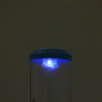 Башня пивная TowerRocket, колба 3 л, ёмкость для льда, подсветка, пластик, голубая