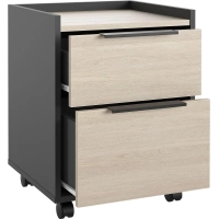 Тумба мобильная К-Loft 241T003 дуб скандин./графит