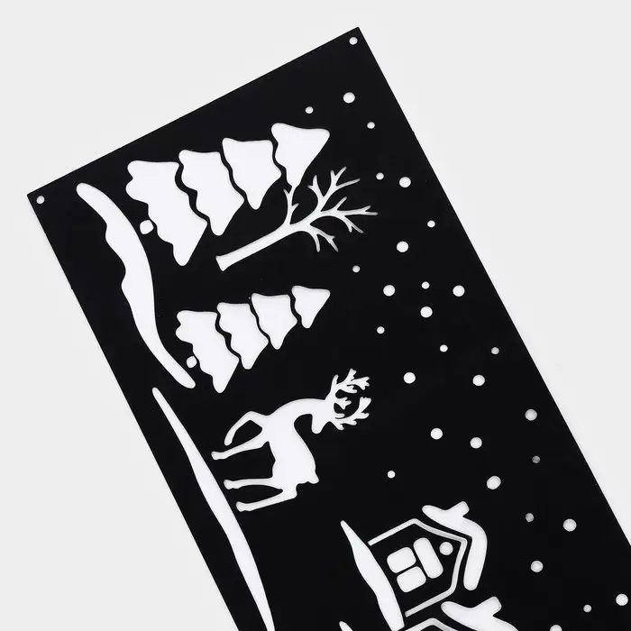 Набор трафаретов для выпечки «Стильный Новый год», 32×10 см Набор трафаретов для выпечки «Стильный Новый год», 32×10 см