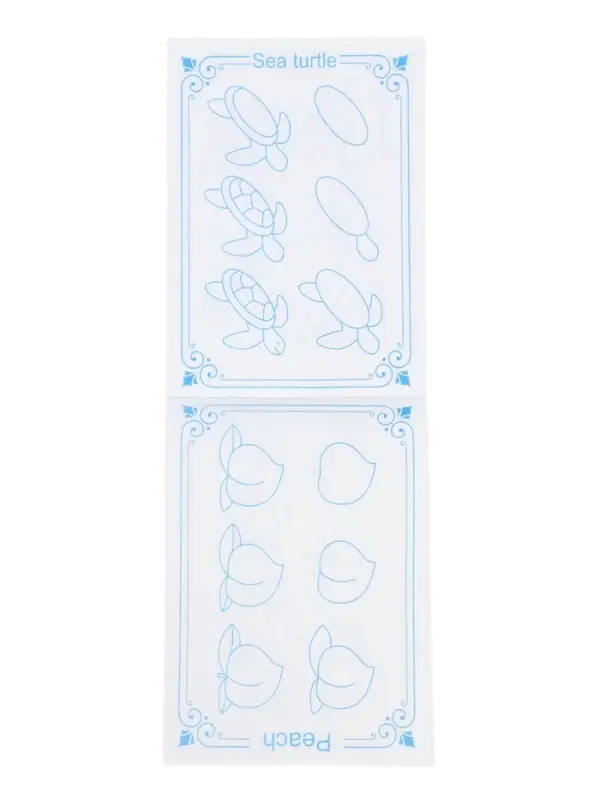 Коврик для рисования водой "Океан" 2 маркера