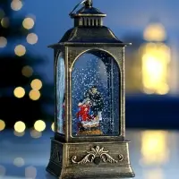 Фигура светодиодная фонарь "Рождество", 21х8,5х8,5 см, AAAx3, Т/БЕЛЫЙ