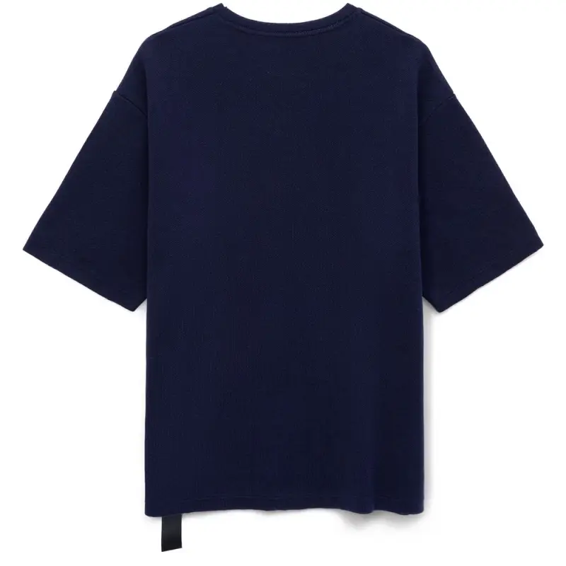 Джемпер с коротким рукавом Siluetti Volumica, темно-синий, размер XS/S Джемпер с коротким рукавом Siluetti Volumica, темно-синий, размер XS/S