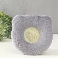 Фоторамка МДФ, иск. мех 11х11 см "Серый мишка" 20х2х20 см