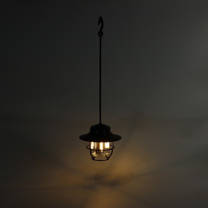 Фонарь кемпинговый аккумуляторный, 1200 мАч, SMD, 2835, 4 режима, 10.3 х 4.4 х 8.8 см