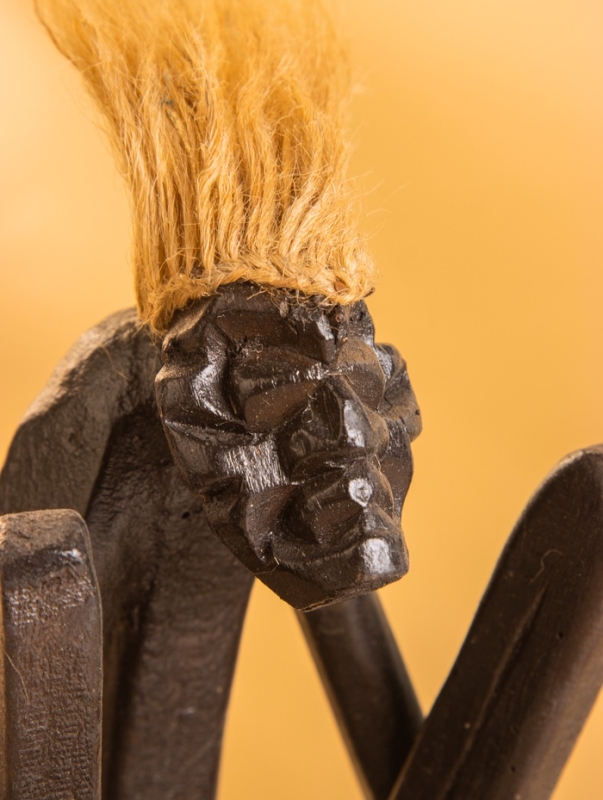 Сувенир Сувенир "Абориген кузнец" дерево, 14х12х20 см