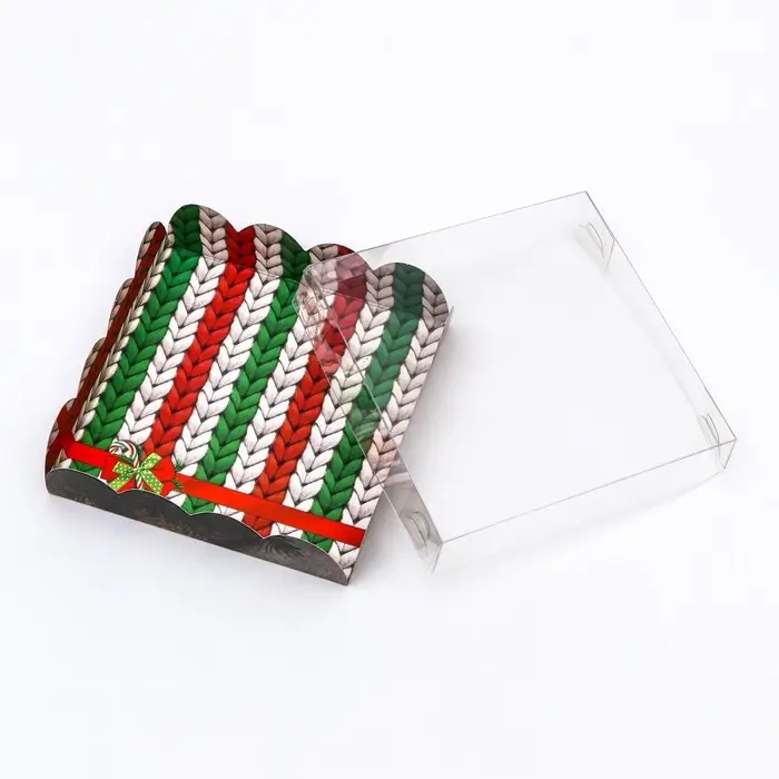 Коробка для печенья, «Вперед за мечтой», 12×12×3 см, Новый год