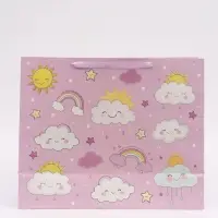 Пакет ламинированный &laquo;Милые облака&raquo;, XL  49 &times; 40 &times; 19 см