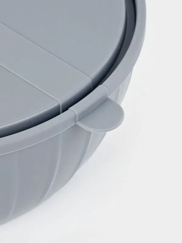 Салатник с крышкой Giaretti Vanilla, 2.8 л, пластик, МИКС