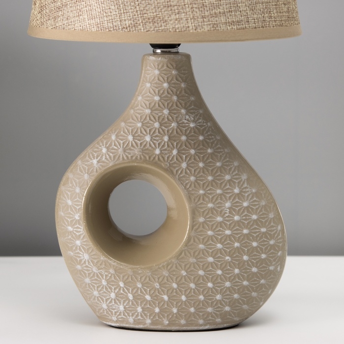 Настольная лампа Настольная лампа "Маделин" Е14 40вт кофе с молоком 18х18х33,5 см