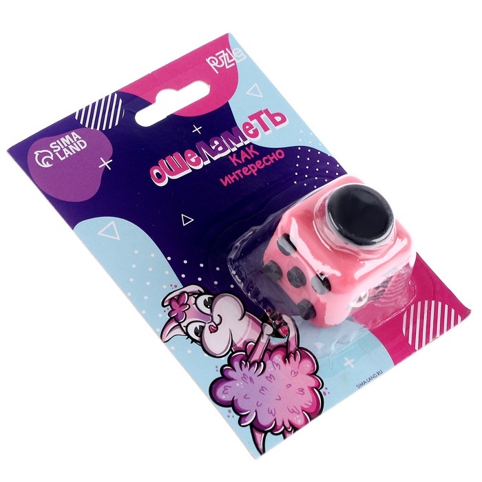 Фиджет кубик антистресс «Ошеламеть», джойстик,на блистере