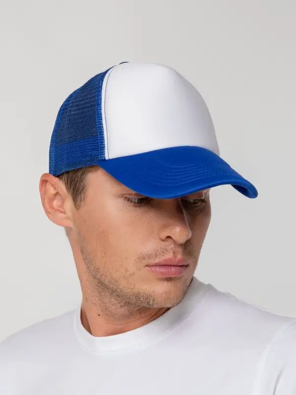 Бейсболка Sunbreaker, ярко-синяя с белым Бейсболка Sunbreaker, ярко-синяя с белым