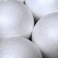 Шар из пенопласта для поделок и творчества, набор 6 шт., 10 см