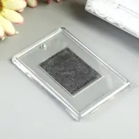 Заготовка акрилового магнита, 5&times;7.5 см, прозрачный, (набор 2 детали+пакет)