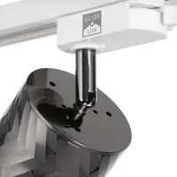 Светильник трековый BayerLux Simple &laquo;Астер&raquo; GU10, 220 В, 7.5&times;7.5&times;20 см, чёрный хром