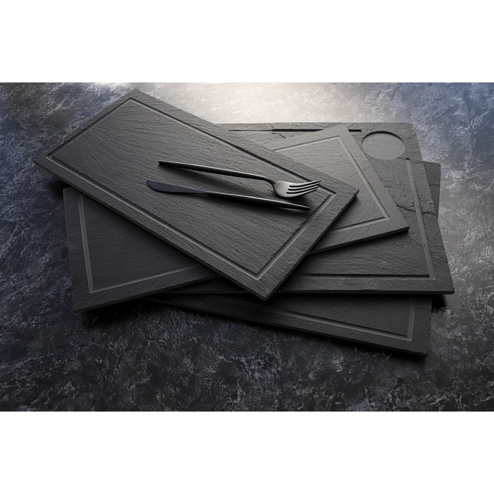 Доска для подачи из сланца Magistro Valley, 35×20 см Доска для подачи из сланца Magistro Valley, 35×20 см