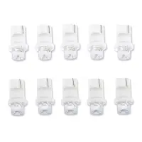 T011 T10/белый/ (W2.1x9.5d) 1LED усечённая W5W,10 шт.