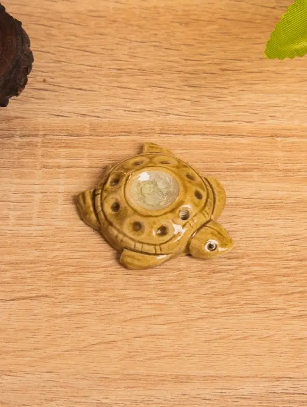 Подставка под благовония  Подставка под благовония "Морская черепашка" керамика, цв. коричневый, 5,5х4,5х1 см