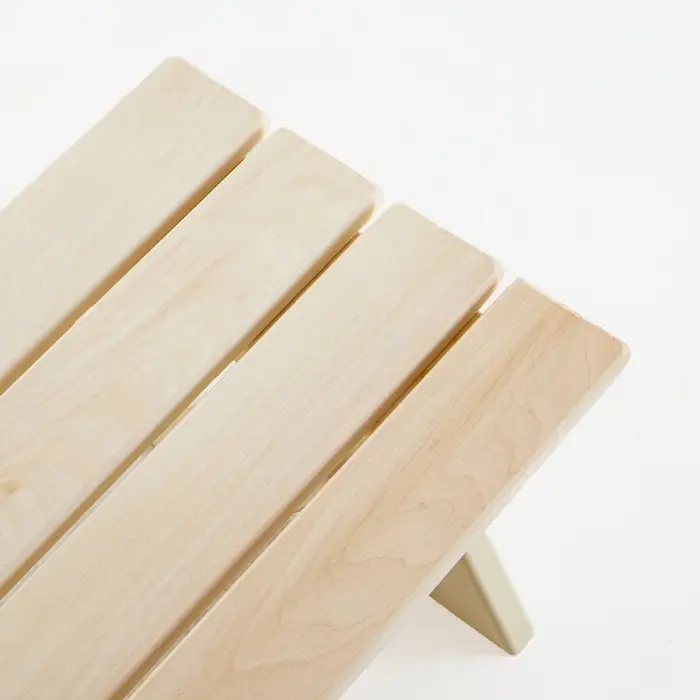 Лавка деревянная складная из липы "Добропаровъ" 60х30х30 см, для бани