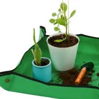 Коврик для пересадки растений, пластик, 75&times;75 см, Greengo