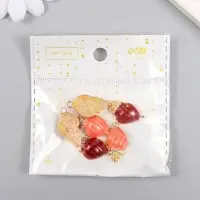 Декор для творчества металл, эмаль "Морская ракушка" МИКС 1,3х2,4 см