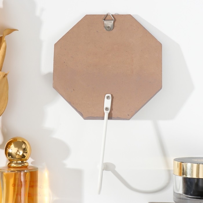 Настенный крючок декоративный «Ажурный цветок. Восьмигранник», дерево, 11.6×0.7×20 см Настенный крючок декоративный «Ажурный цветок. Восьмигранник», дерево, 11.6×0.7×20 см