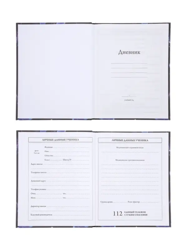 Дневник школьный для 1-4 классов, &laquo;Бабочки. Паттерн&raquo;, твёрдая обложка 7БЦ, матовая ламинация, 48 листов