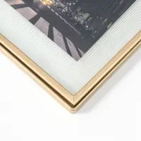 Фоторамка металл 10х15 см "Тонкая полоска" 0,8х15,5х20,5 см