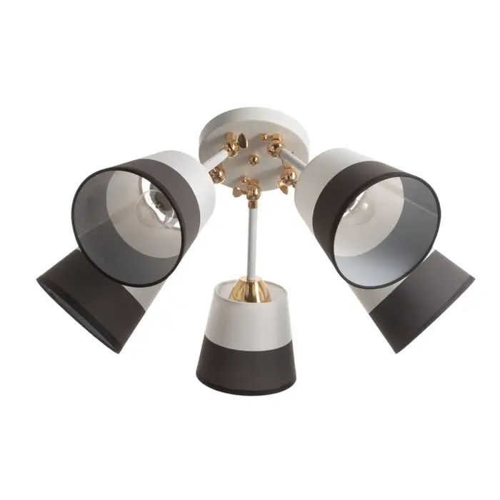 Люстра &laquo;Селена&raquo; 5хЕ27 40 Вт бело-золотой 54&times;54&times;25 см