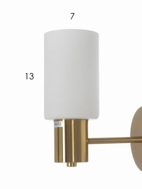 Бра 74535/1W, 1x40Вт, E14, цвет латунь