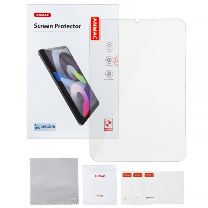 Защитное стекло IPD Mini 6 (2021) 0.3mm 2.5D ANMAC Защитное стекло IPD Mini 6 (2021) 0.3mm 2.5D ANMAC