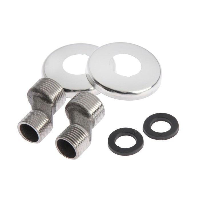 Смеситель для ванны KOMRAD S11-143-1, двухвентильный, душевая лейка и шланг