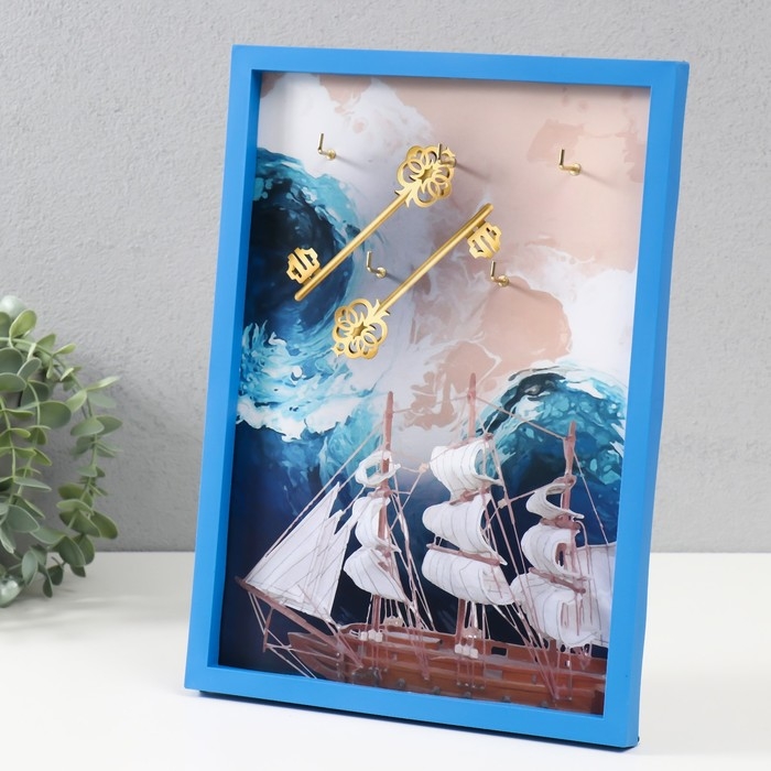 Ключница открытая Ключница открытая "Корабль" 5 крючков, 23х32 см