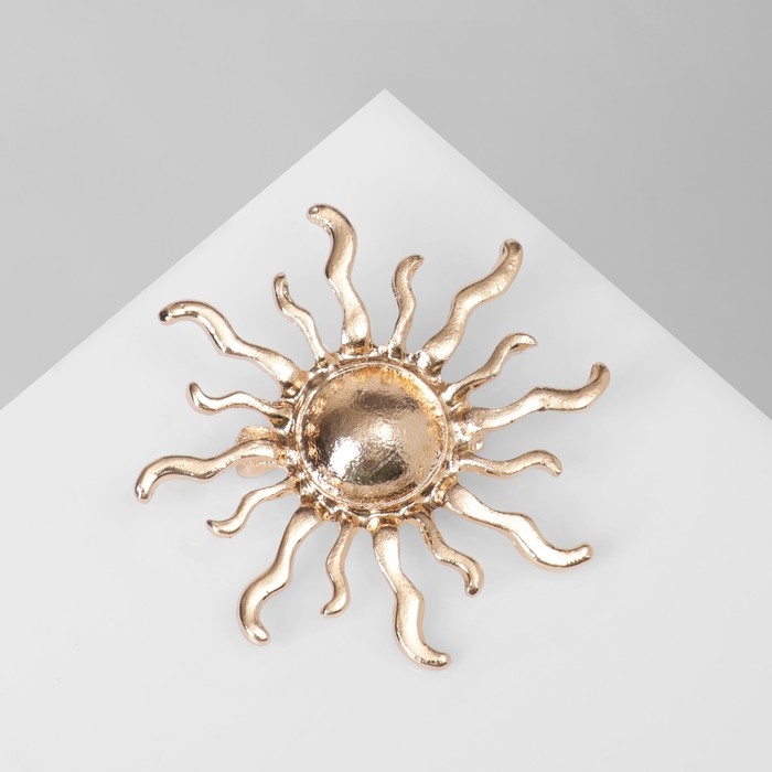 Брошь «Солнце», цвет золото Брошь «Солнце», цвет золото