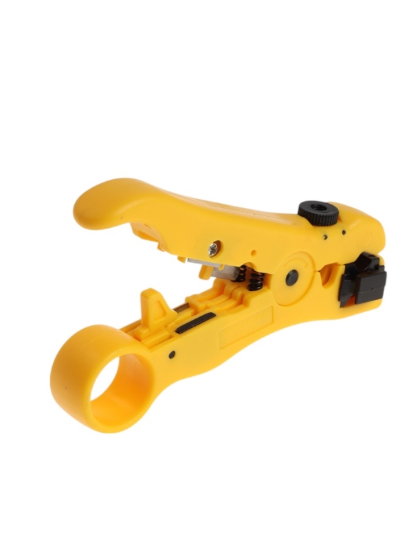 Стриппер ТУНДРА, для зачистки и обрезки витой пары, коаксиального кабеля RG-59/7/9/11 Стриппер ТУНДРА, для зачистки и обрезки витой пары, коаксиального кабеля RG-59/7/9/11