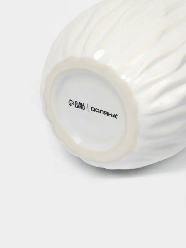 Набор аксессуаров для ванной комнаты Доляна &laquo;Течение&raquo;, 4 предмета, дозатор 350 мл, мыльница, два стакана 300 мл, белый