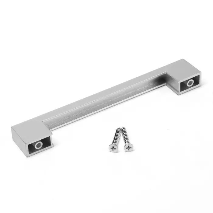 Ручка-скоба CAPPIO PK110, м/о 128 мм, пластик, цвет матовый хром