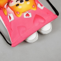 Мешок для обуви Cute siba текстиль, размер 41×34 см