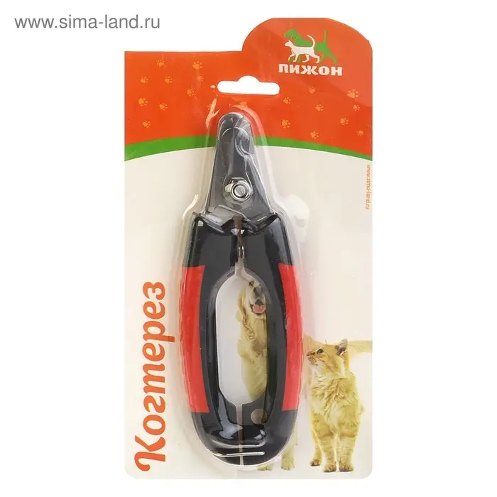 Когтерез боковой большой, 16&times;5.5&times;1.1 см, закругленные нескользящие ручки, эконом, цвет МИКС