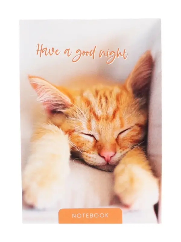 Блокнот А6, 40 листов в клетку на скрепке "Сладкий сон", обложка мелованный картон, блок офсет, МИКС