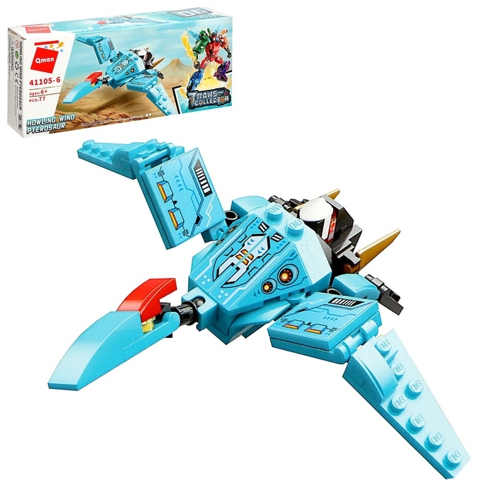 Конструктор Динобот  Конструктор Динобот "Вождь Тиранозавр", 77 деталей