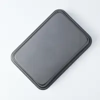 Противень Доляна «Прямоугольник. Жаклин», 32×22×4,5 см, антипригарное покрытие, цвет чёрный Противень Доляна «Прямоугольник. Жаклин», 32×22×4,5 см, антипригарное покрытие, цвет чёрный