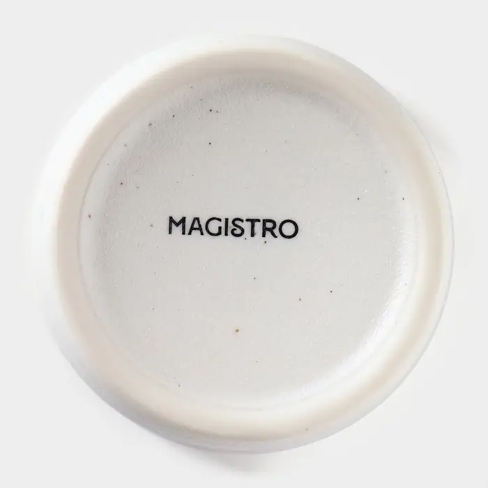 Соусник Magistro Slate, 70 мл, фарфор, белый