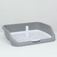 Туалет открытый 53&times;45&times;13 см, серый